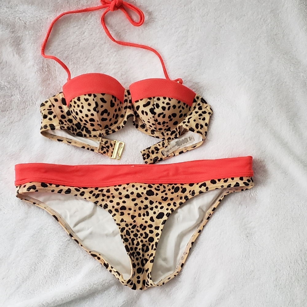 Vs Leopard Print Bikini - image 2